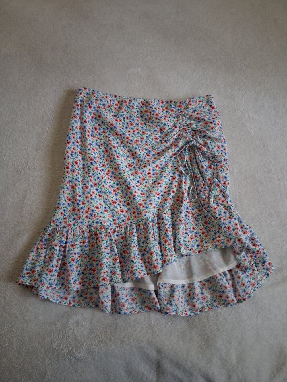 Rails Women's Size XS White Lara Wild Daisies Cottagecore Mini Skirt - Picture 5 of 12